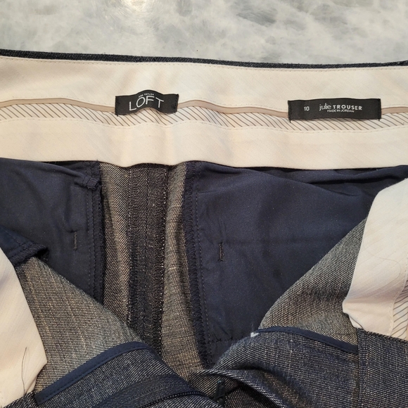 LOFT Navy and Gray Trousers - Picture 5 of 5